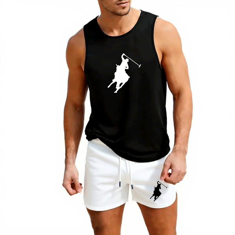 Summer Clothing Men - Conjunto de 2 piezas de chaleco