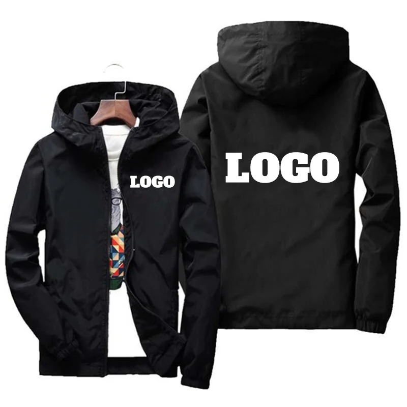 Summer Clothing Logo - Chaqueta de otoño con logotipo de