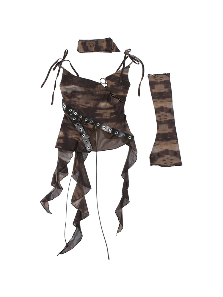 Tops cortos Grunge, camiseta s - Summer Grunge Clothing reseña y precio