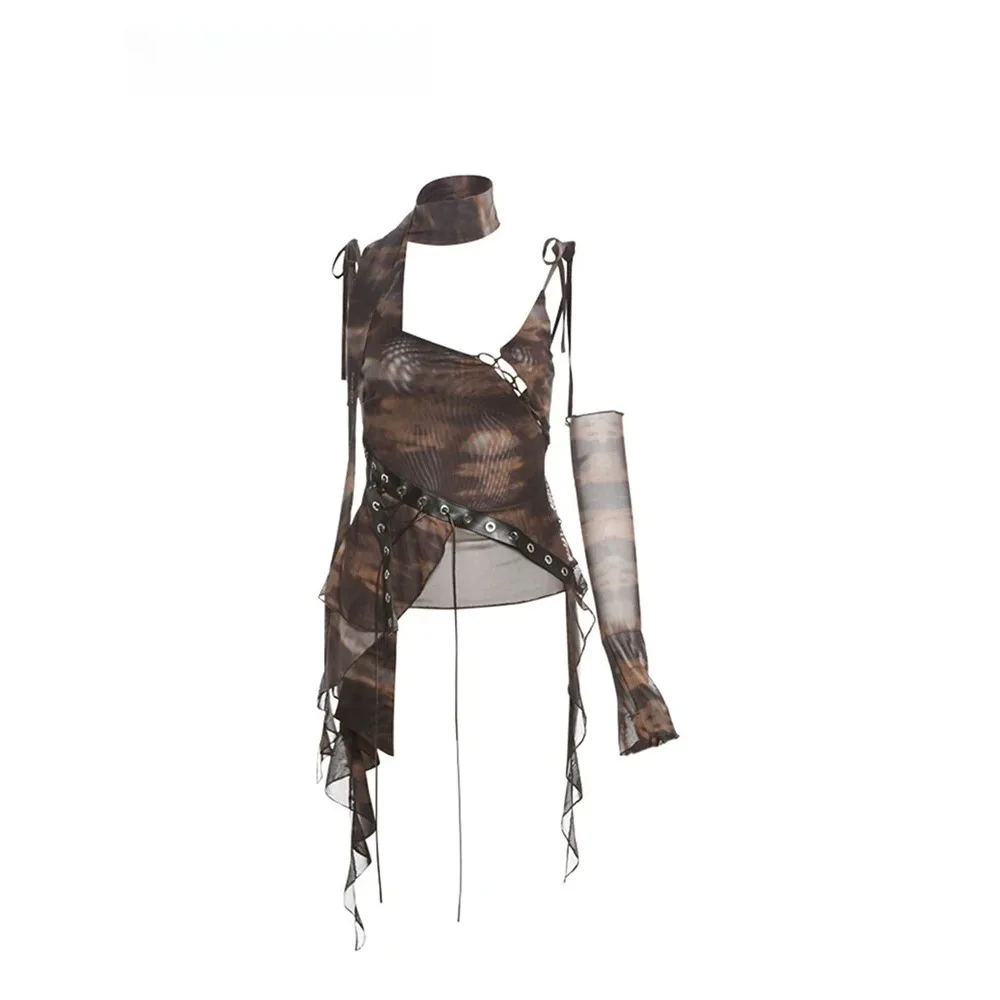 Tops cortos Grunge, camiseta s - Summer Grunge Clothing reseña y precio