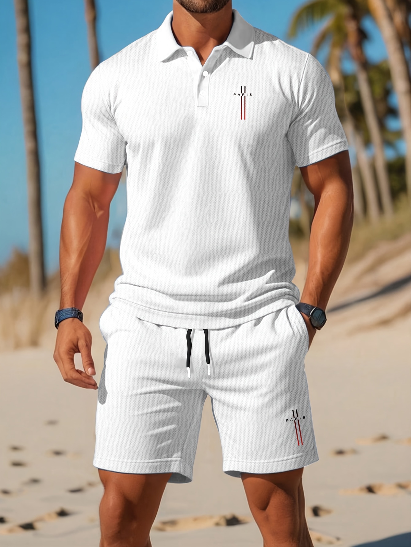 Conjunto de Polo para Hombre V - Summer Clothing Shops reseña y precio