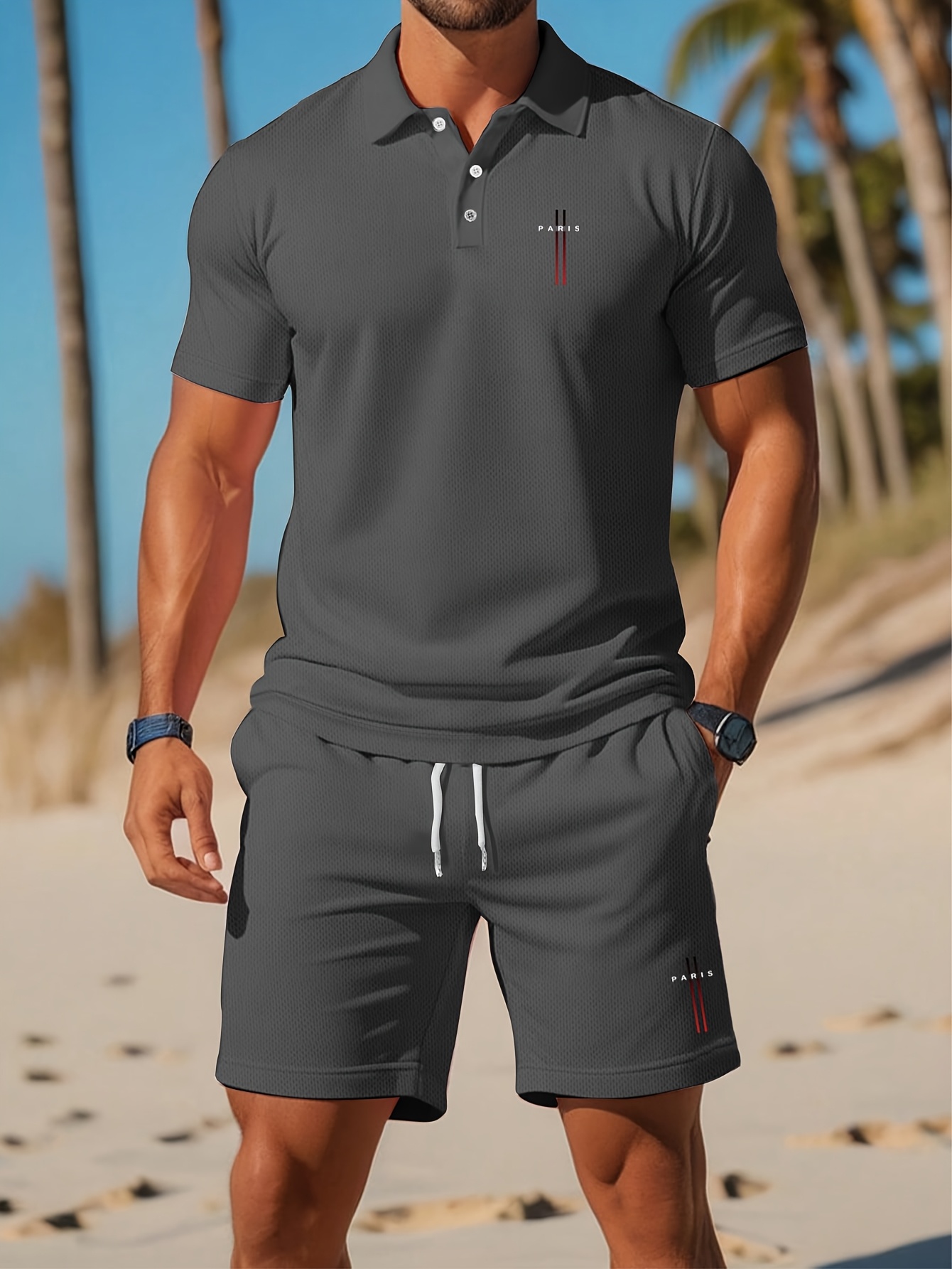 Conjunto de Polo para Hombre V - Summer Clothing Shops reseña y precio