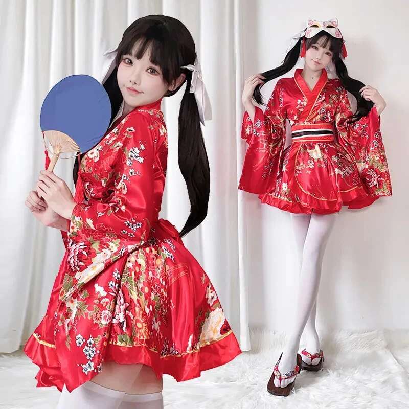 Vestido Kimono japonés modific - Summer Clothing Sets Women reseña y precio