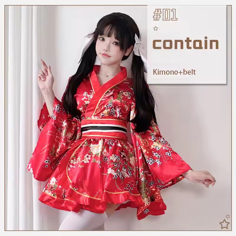 Vestido Kimono japonés modific - Summer Clothing Sets Women reseña y precio
