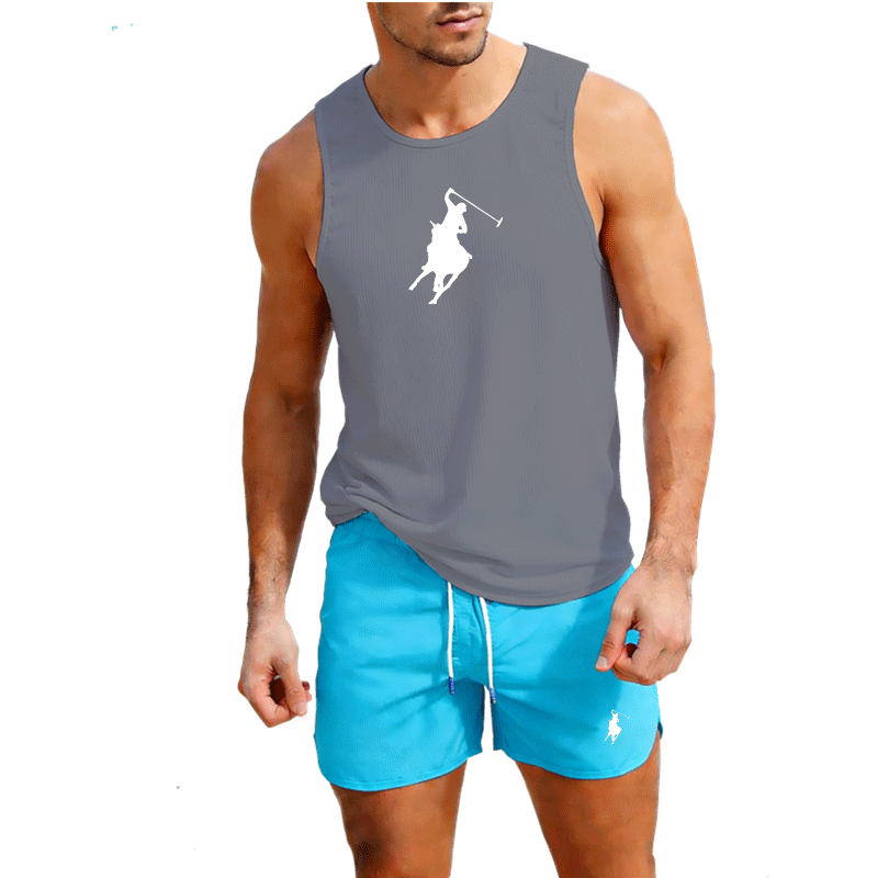 Conjunto de 2 piezas de chalec - Summer Clothing Men reseña y precio