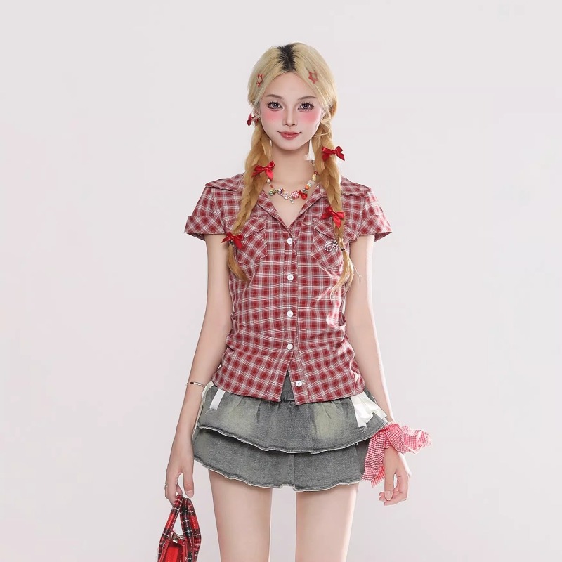 Camisa a cuadros gótica vintag - Summer Grunge Clothing reseña y precio