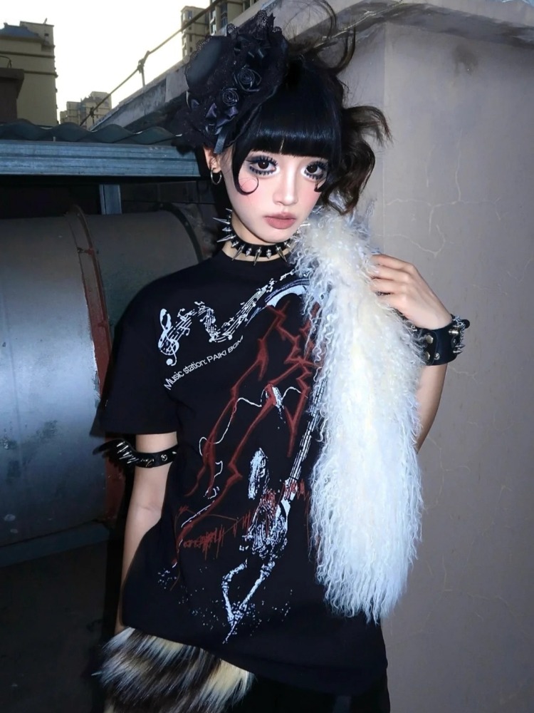 Camisetas Vintage con Estampad - Summer Grunge Clothing reseña y precio