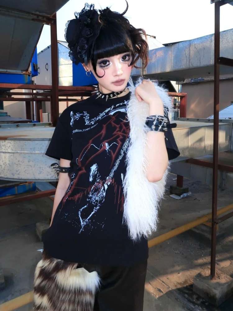 Camisetas Vintage con Estampad - Summer Grunge Clothing reseña y precio