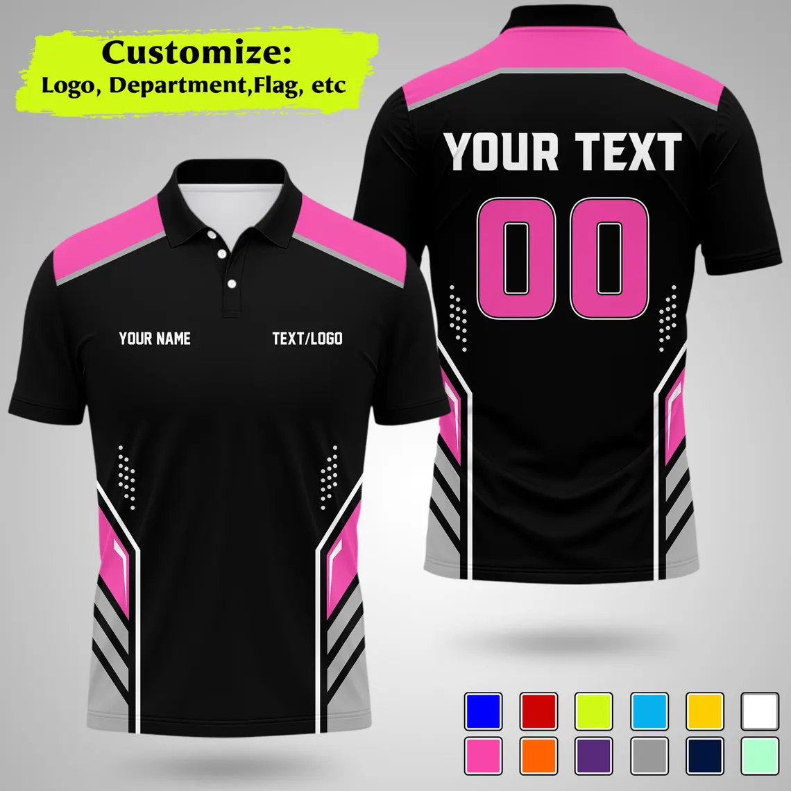 Nueva Camiseta Polo Personaliz - Summer Clothing Logo reseña y precio