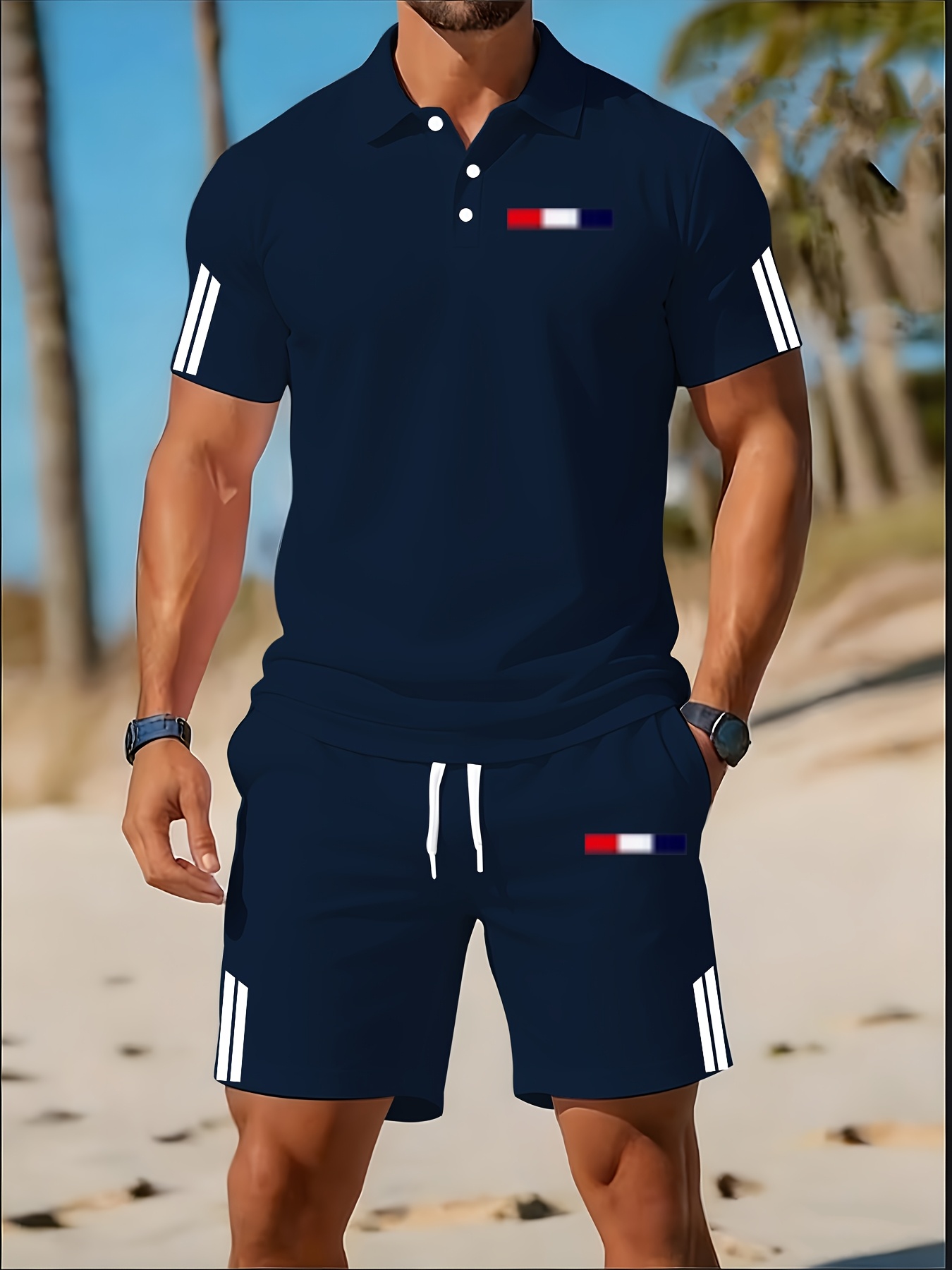 Conjunto de Polo para Hombre V - Summer Clothing Shops reseña y precio