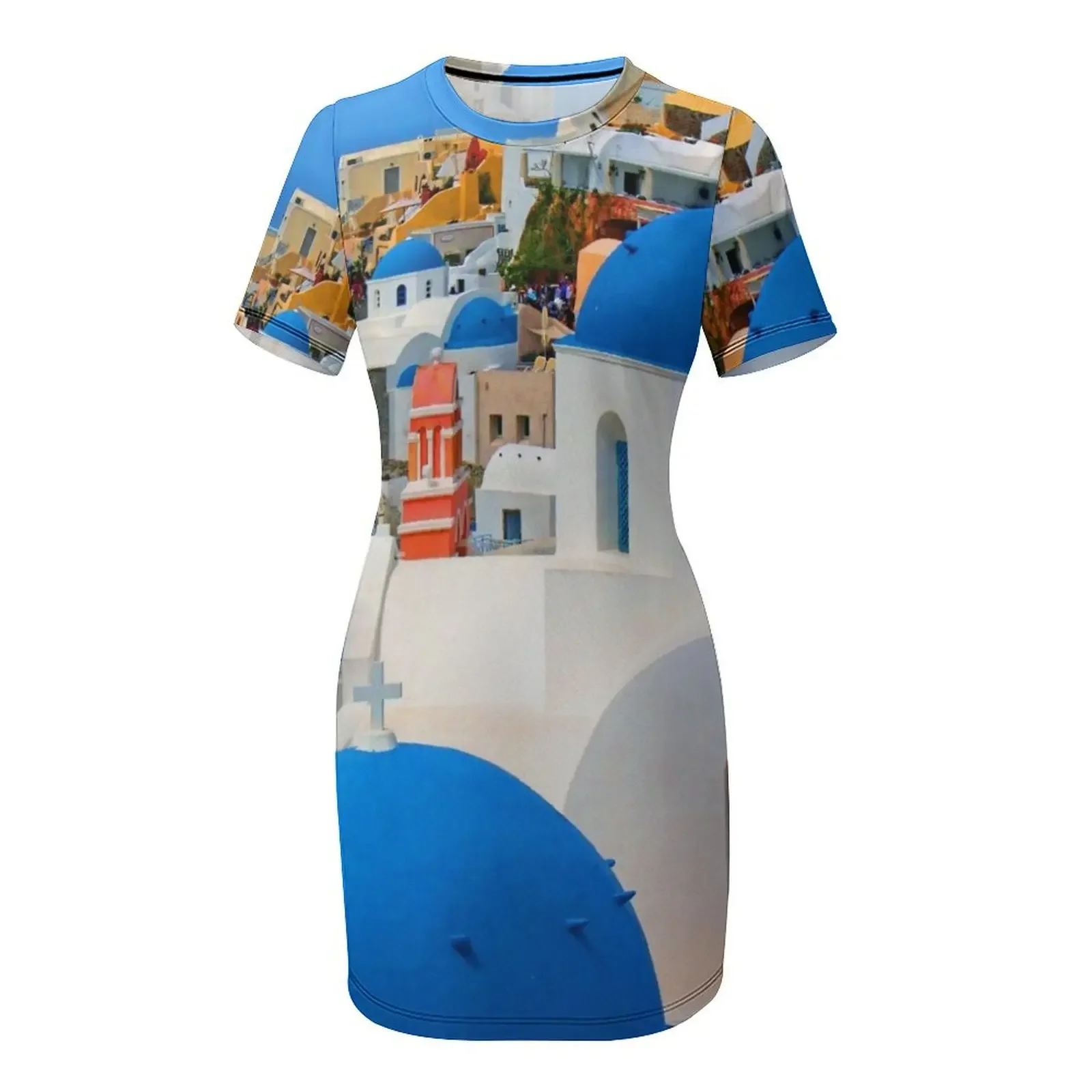 Vestido de manga corta color G - Summer Clothing For Greece reseña y precio