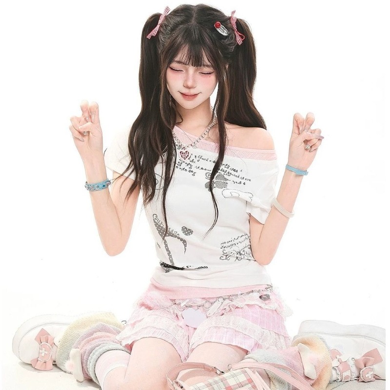 Camisetas Kimutomo para mujer, - Summer Grunge Clothing reseña y precio