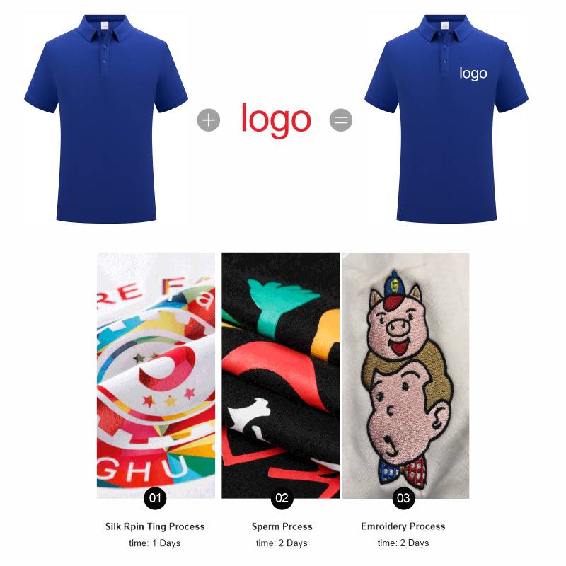 KAISING Polo de algodón puro d - Summer Clothing Logo reseña y precio
