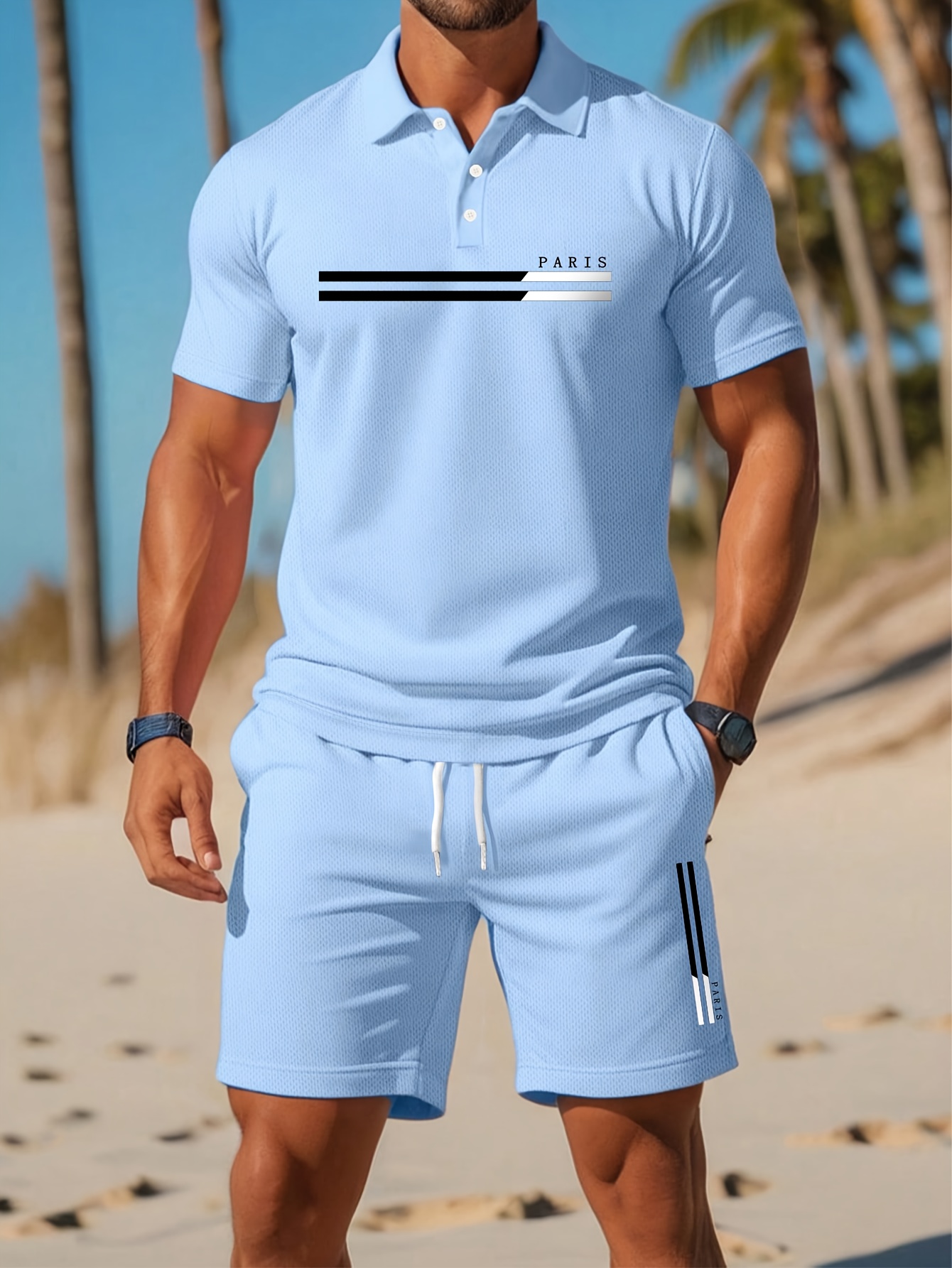 Conjunto de Polo para Hombre V - Summer Clothing Shops reseña y precio
