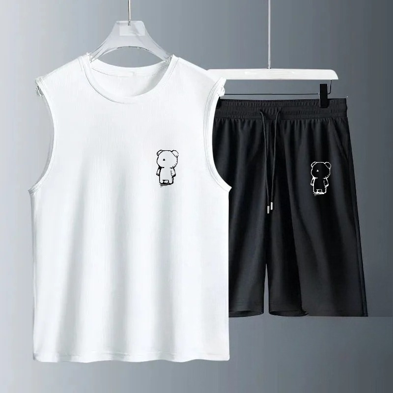 Conjuntos de Camisetas sin Man - Summer Clothing Beach reseña y precio