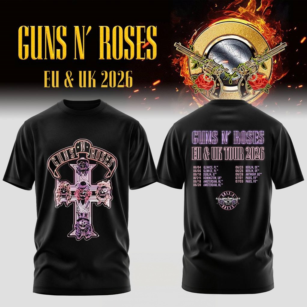 Camiseta Gráfica Guns N Roses  - Summer Rose Clothing reseña y precio