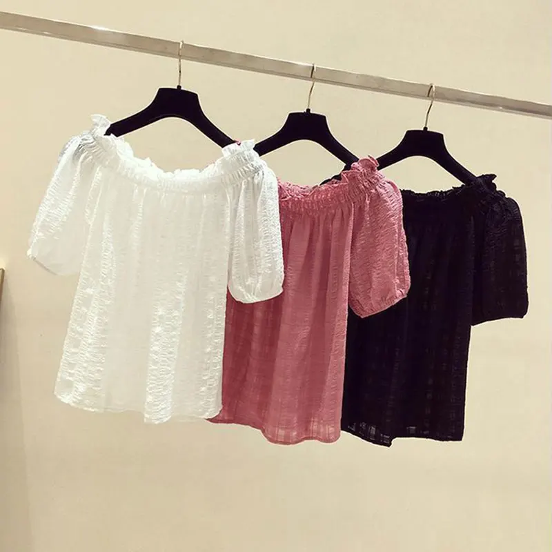 Blusa de Chifón Rojo Rosa con  - Summer Rose Clothing reseña y precio