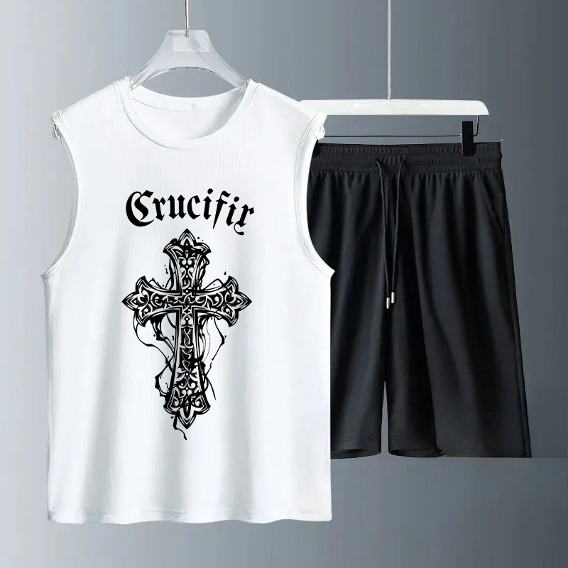 Conjuntos de Camisetas sin Man - Summer Clothing Beach reseña y precio