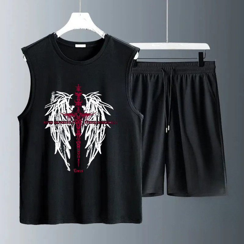 Conjuntos de Camisetas sin Man - Summer Clothing Beach reseña y precio