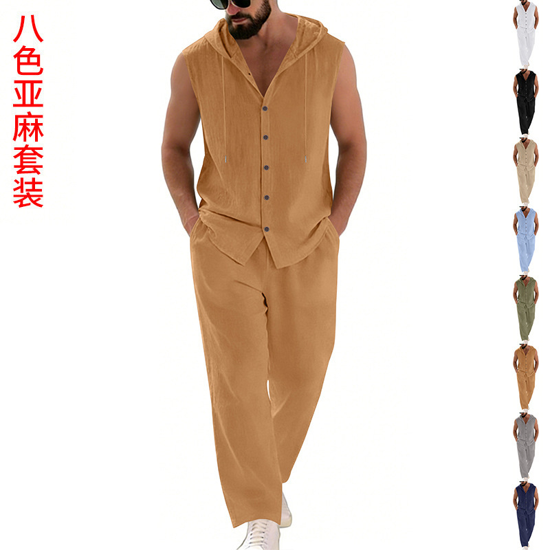 Conjunto de suéter con capucha - Summer Clothing Men reseña y precio