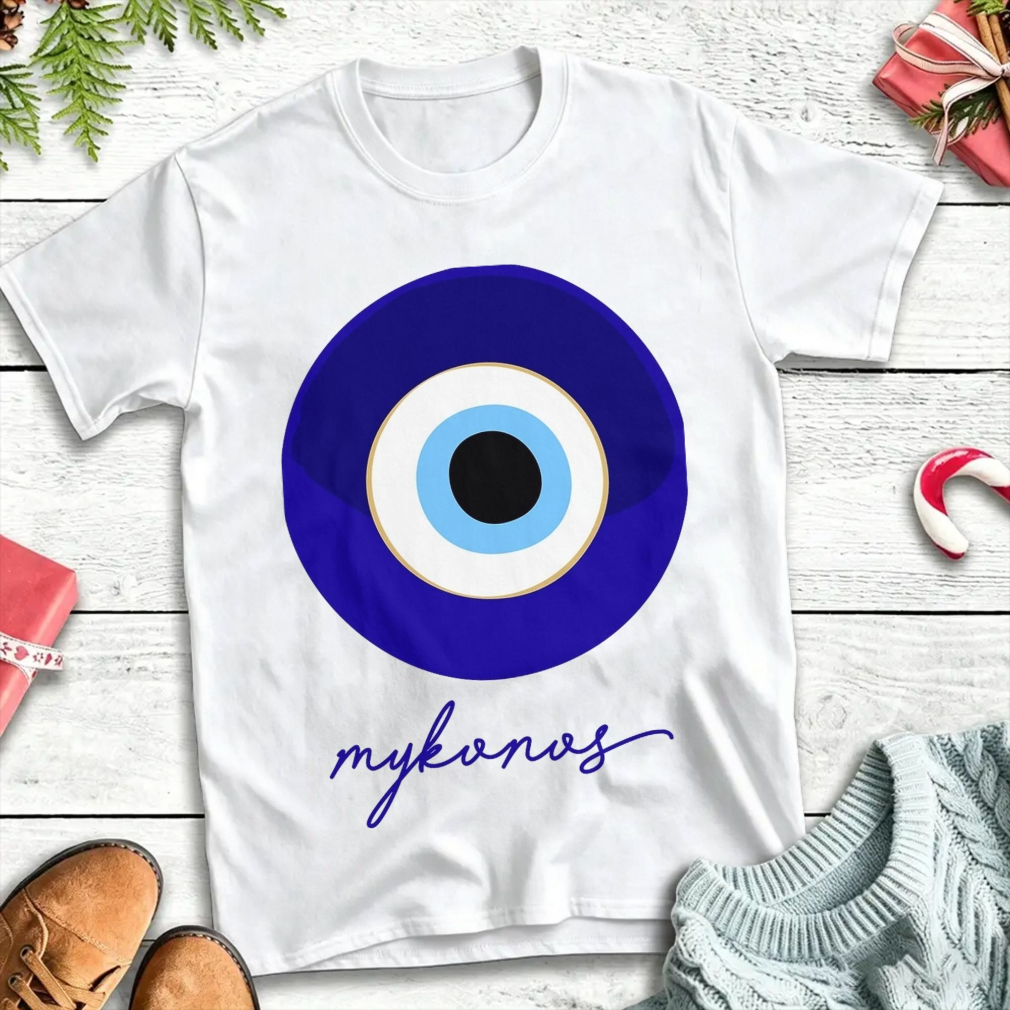 MYKONOS - GREECE, camisetas az - Summer Clothing For Greece reseña y precio