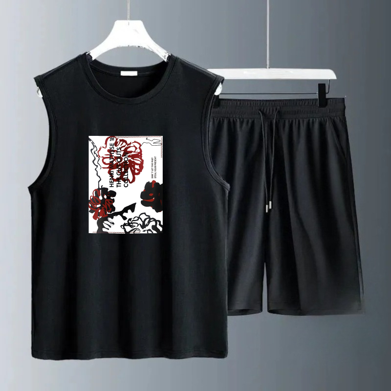 Conjuntos de Camisetas sin Man - Summer Clothing Beach reseña y precio