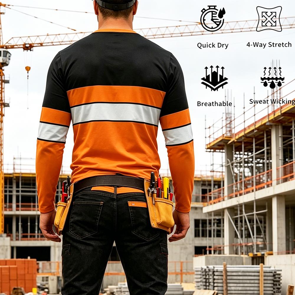 Camiseta de Trabajo a Rayas de - Summer Clothing Men reseña y precio